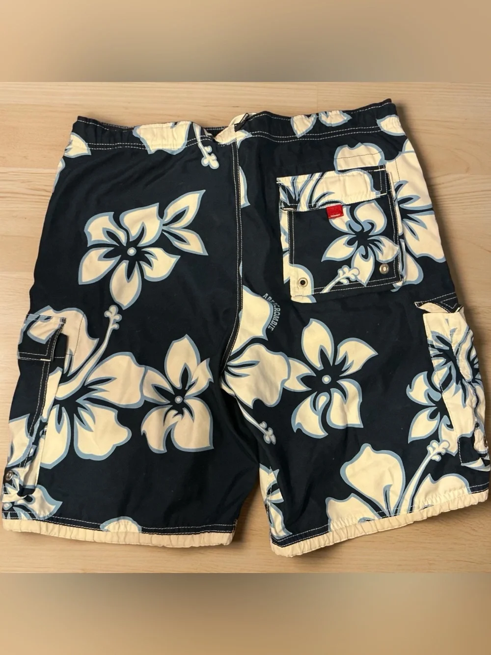 Classic Vintage Abercrombie & Fitch Tropical Swim Trunks